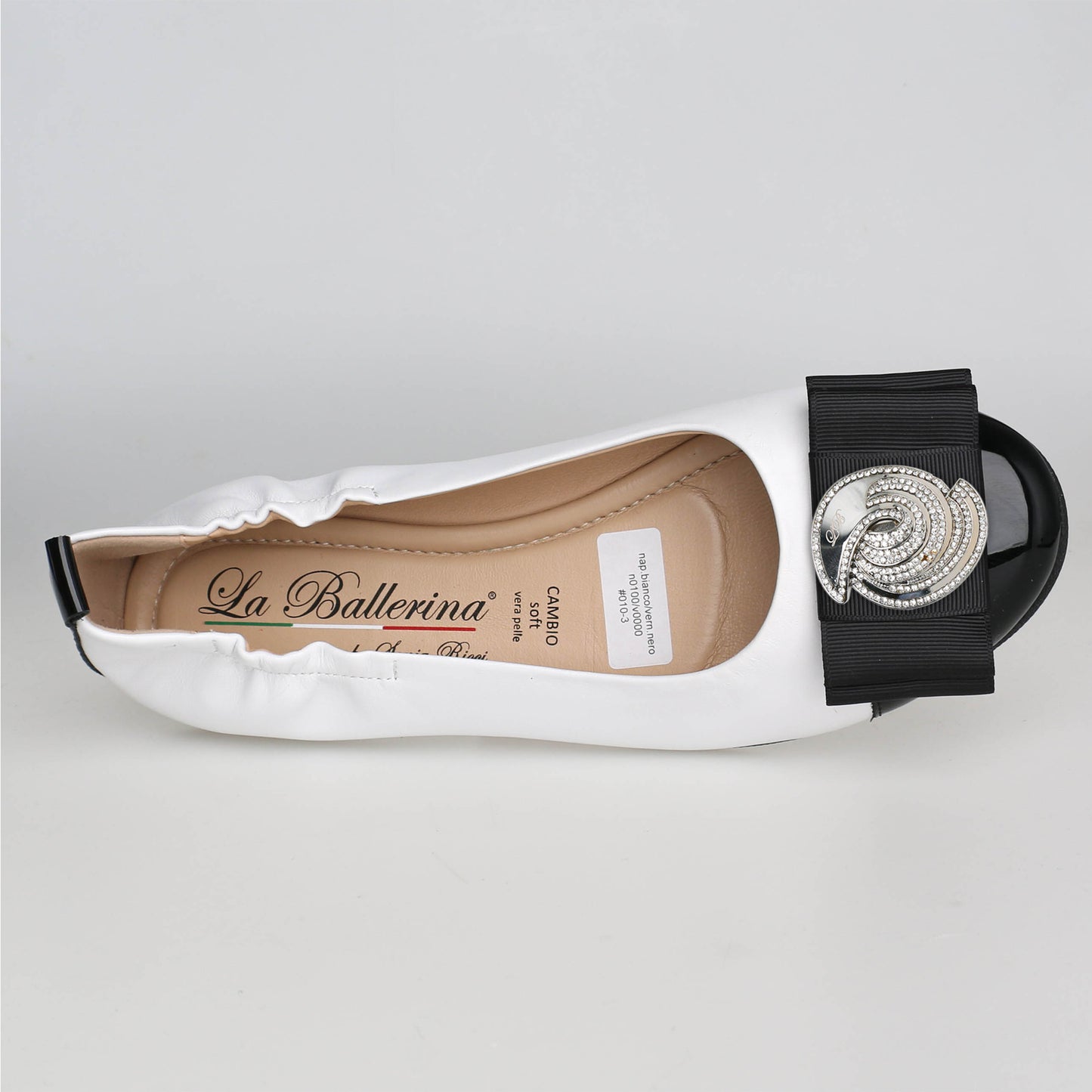 NAPPA BIANCO / VERNICE NERO NICOLA LB ARGENTO & LINDA ORO